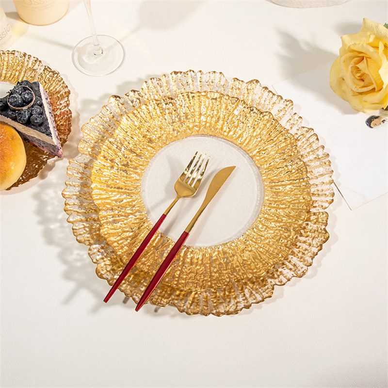 Wholesale Glass Charger Plate PZ-066 - Image 3